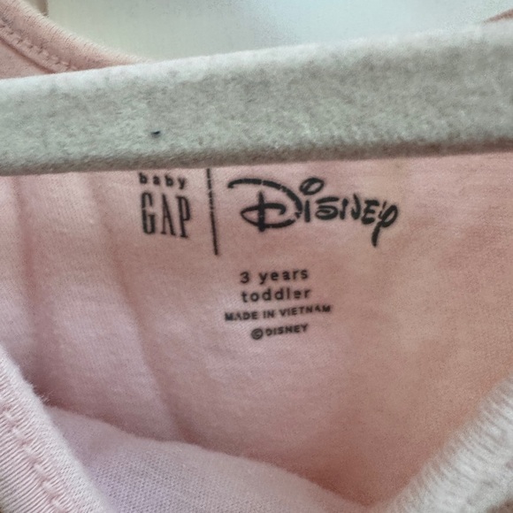 Baby Gap Disney Minnie Mouse 3T Girls Pink Valentine’s Day Kids T-Shirt Blouse - Picture 6 of 7